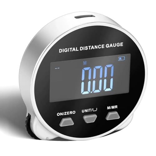 Digital Measuring Wheel USB Rechargeable 652.8ft/199m High Precision Measurement with LCD Display Portable Smart Distance Measurer for Flat Curved Diameter Irregular Surfaces