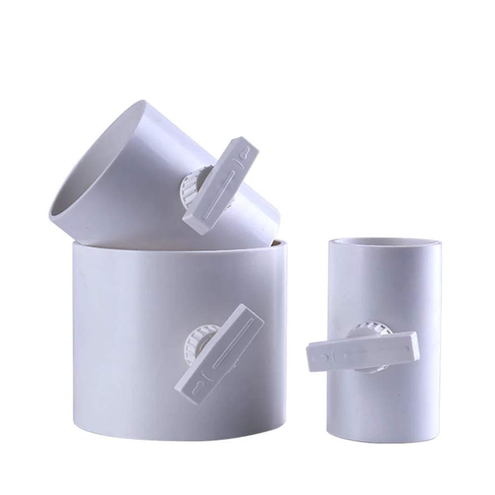 Buy Plastic Ducting Pipe Non Return Valve Connector with Backdraught