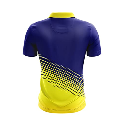 Image of TRIUMPH Half Sleeve Polo Neck India Cricket T-Shirt Cricket Supporter Jersey