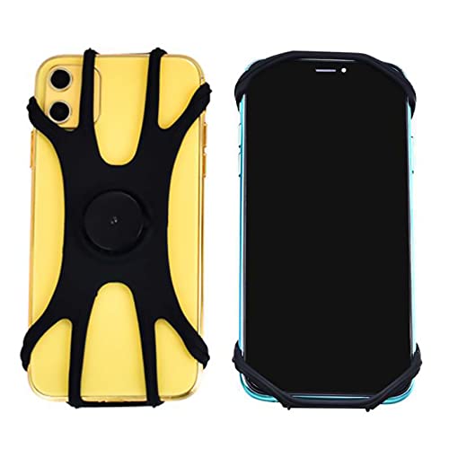 MYAOU Support de Support de Guidon de vélo, Support de téléphone Portable Universel pour vélo de Moto Amovible - 2 pièces Cover