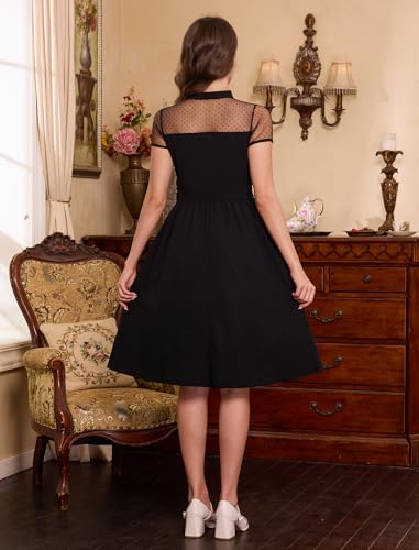 Robe invité de mariage OMEWEE en maille transparente pour soirée