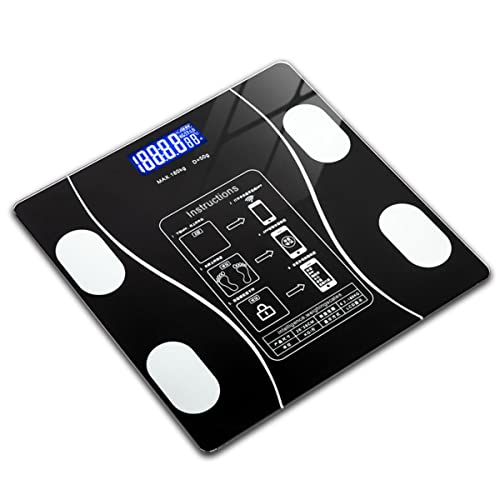 BALANÇA INTELIGENTE Digital Medição Corporal Bioimpedância, Taxa De Gordura Visceral, Massa Muscular