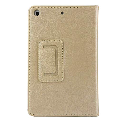 Leather Folio Flip Case For Apple iPad Air (9.7", 2013, 2014, 2017, 2018) (Gold), 9.7 inch - Image 4
