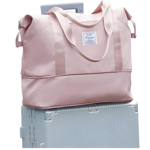 Bolsa Viagem Feminina Retrátil Elegante Grande Capacidade Bolsa de Ombro À Prova D'Água Bolsa de Io