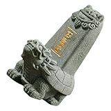 Petite statue décorative - matériau en résine sélectionné, qui n'est pas facile à déformer ou à , peut utilisé comme aquarium et décoration de table, de tortue dragon de bureau