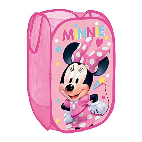 Minnie Maus NEU Spielzeugkiste Spielzeugbox Pop-Up Wäschekorb Aufbewahrungsbox Kleiderbox Mini Mouse Cover