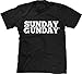 Blittzen Mens T-shirt Sunday Gunday