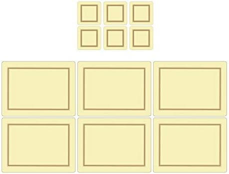Pimpernel Classic Cream Placemats, Set of 6