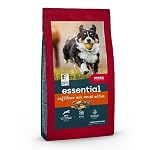 MERA essential Softdiner, Hundefutter trocken für sportliche Hunde, Trockenfutter mit Geflügel, gesundes Hunde Futter mit Omega-3 und Omega-6 für Haut und Fell, Mix Menü (12,5 kg)