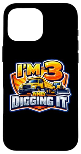I'm 3 And DiggingIt Boys 3�΂̒a���� ���݃g���b�N �X�}�z�P�[�X iPhone 16 Pro Max �p