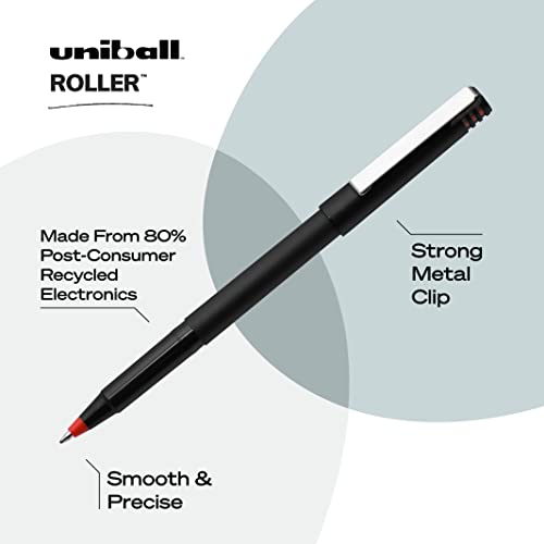 Bolígrafo uni-ball Stick Roller 0.70 mm tinta roja x12 miniatura 3