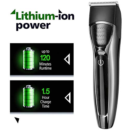 Hair Clipper for Men, Sunkloof Cordless Hair Trimmer 16 in 1 Grooming Kit Electric Beard Trimmer for Head, Nose Ear Facial, Mustach, Body Groomer with Rechargeable Storage Dock