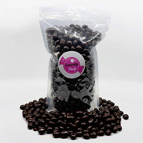 Smarty Stop Chocolate Covered Roasted Espresso Coffee Beans (Dark Chocolate, 1 Pound (Pack OF 1))