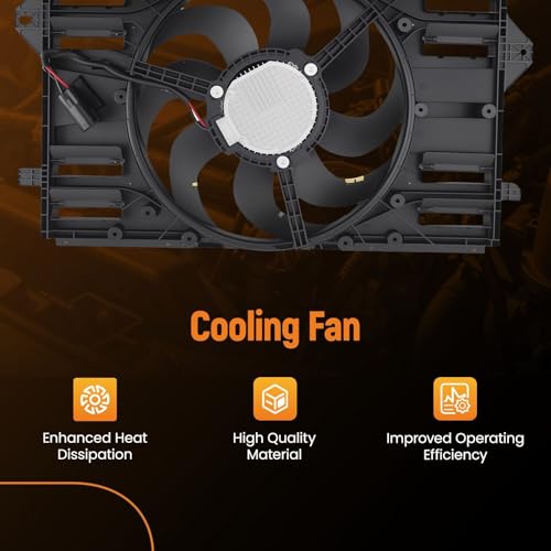 Image of maXpeedingrods Radiator Cooling Fan Assembly with Shroud for Buick Envision 2017-2020, 23365567 84190683 GM3115293
