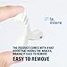 LA MIERE Aligner Chewies,1PCS Y-Shaped Chewies for Invialign Aligner,Food Grade Hardness Silicone Orthodontic, Aligner Trays Seaters Chewies, White