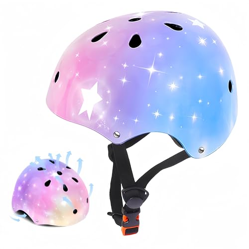 NIKISHAP Kids Bike Helmet, Toddler Helmets for Ages 2-3-5-8-14 Years...