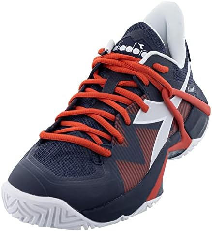 Diadora Men`s B.Icon 2 Clay Tennis Shoes Blue Corsair and White | Image 1