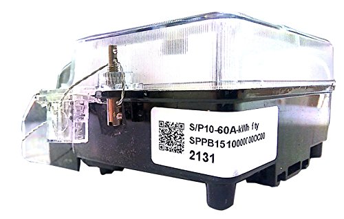 HPL Single Phase 2 Wire 10-60 A Electronic Energy KWH Meter LCD Display