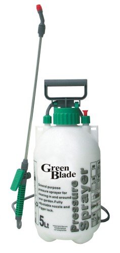 Green Blade 5L Pressure Sprayer with Adjustable Nozzle and Trigger Lock