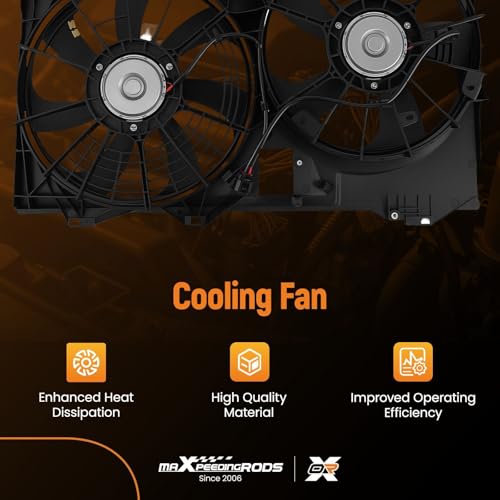 Image of maXpeedingrods New Radiator Cooling Fan Assembly for Toyota Sienna 2017-2020, 163610P180 16361-0P180 623940