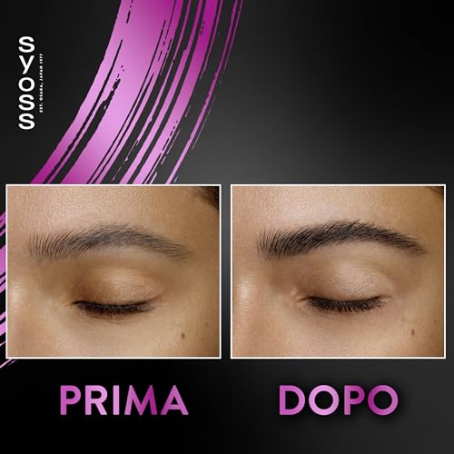 Syoss Brow Nero (10Ml), Tinta Sopracciglia Permanente, Tintura Sopracciglia Resistente Ad Acqua E Sbavature, Colore Intenso Per Sopracciglia Per 10 Applicazioni, Formula Vegana - 4