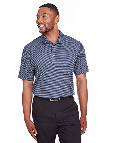 Puma Golf Men's Performance Stripe Polo L PEACOAT HEATHER