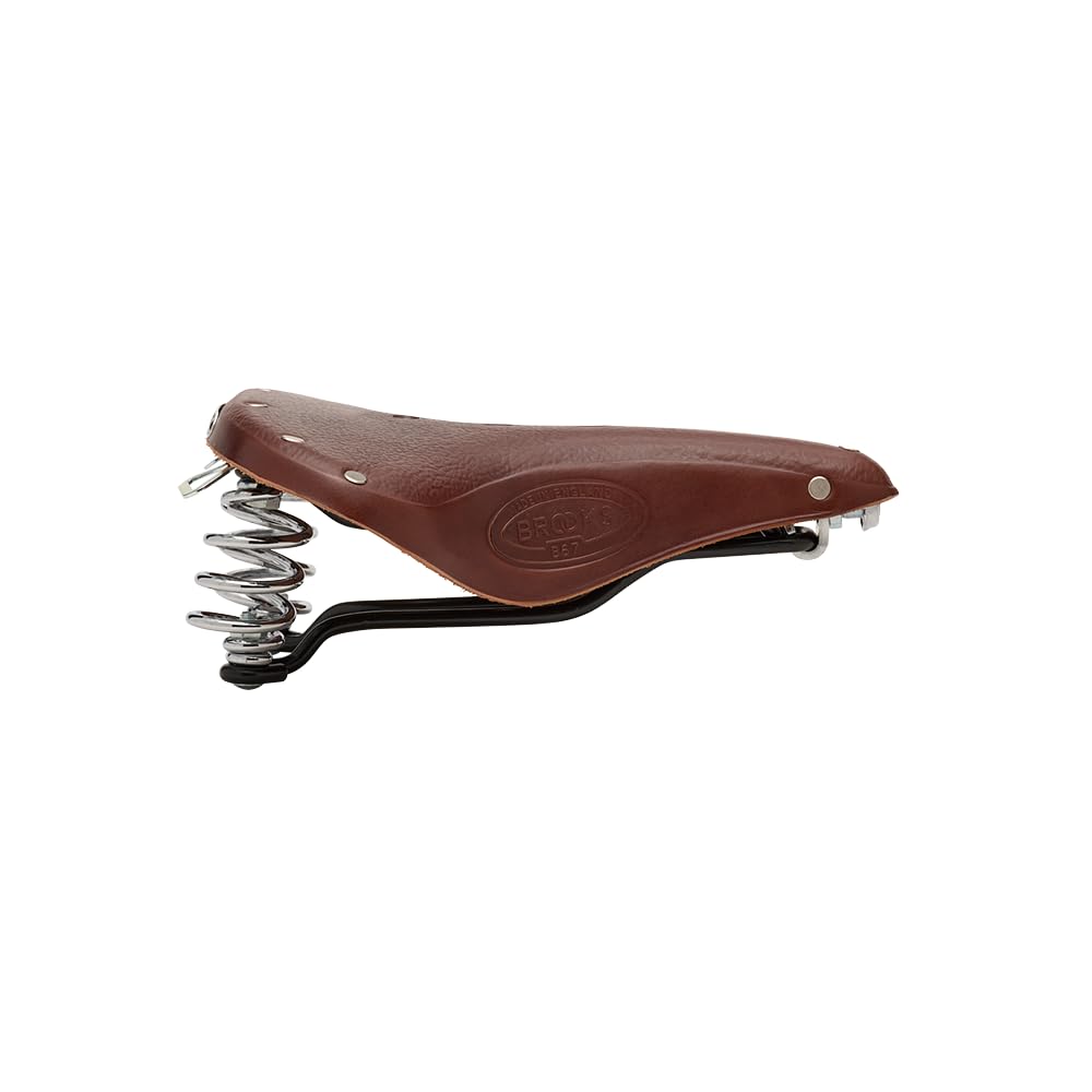 Amazon | BROOKS(ブルックス) レザーサドル スプリングつきモデルB66の
