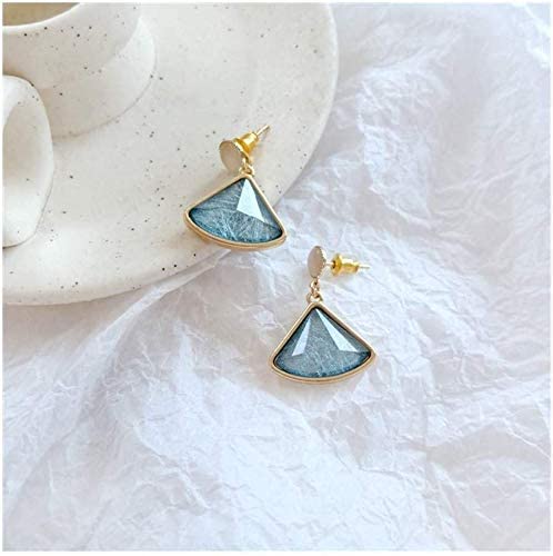 Boucles d'oreilles en Argent 925 et opale élégante en éventail pour femme