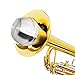 Eastrock Trumpet Straight Mute Silencer Lightweight with Rubber Cork for Jazz,Classic,Beginners and Students
