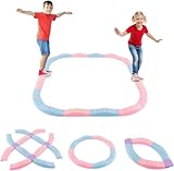 La sécurité des enfants est une priorité — Le parcours d'obstacles gymnastique pour enfants est fabriqué en PP et TPE de haute qualité, suffisamment solide pour supporter jusqu'à 80 kg. De plus, les bords de l'ensemble de poutres d'équilibre sont arrondis et sans bavure, assurant le confort et la sécurité des enfants lorsqu'ils jouent.