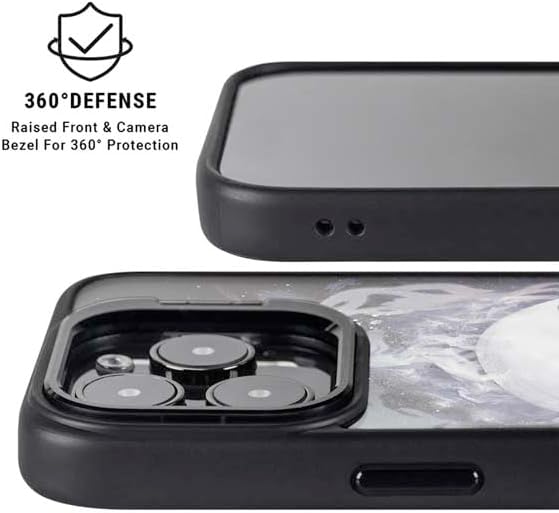 Skinit Kickstand Phone Case Compatible with iPhone 16 Pro Max - Officially Licensed Disney The Nightmare Before Christmas Jack Skellington Face Art Design