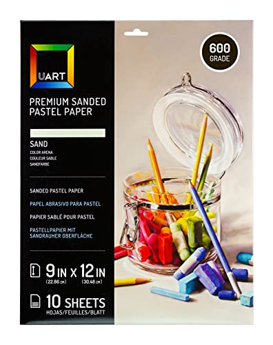 Uart Sanded Pastel Art Paper Off-White 10 Sheets
