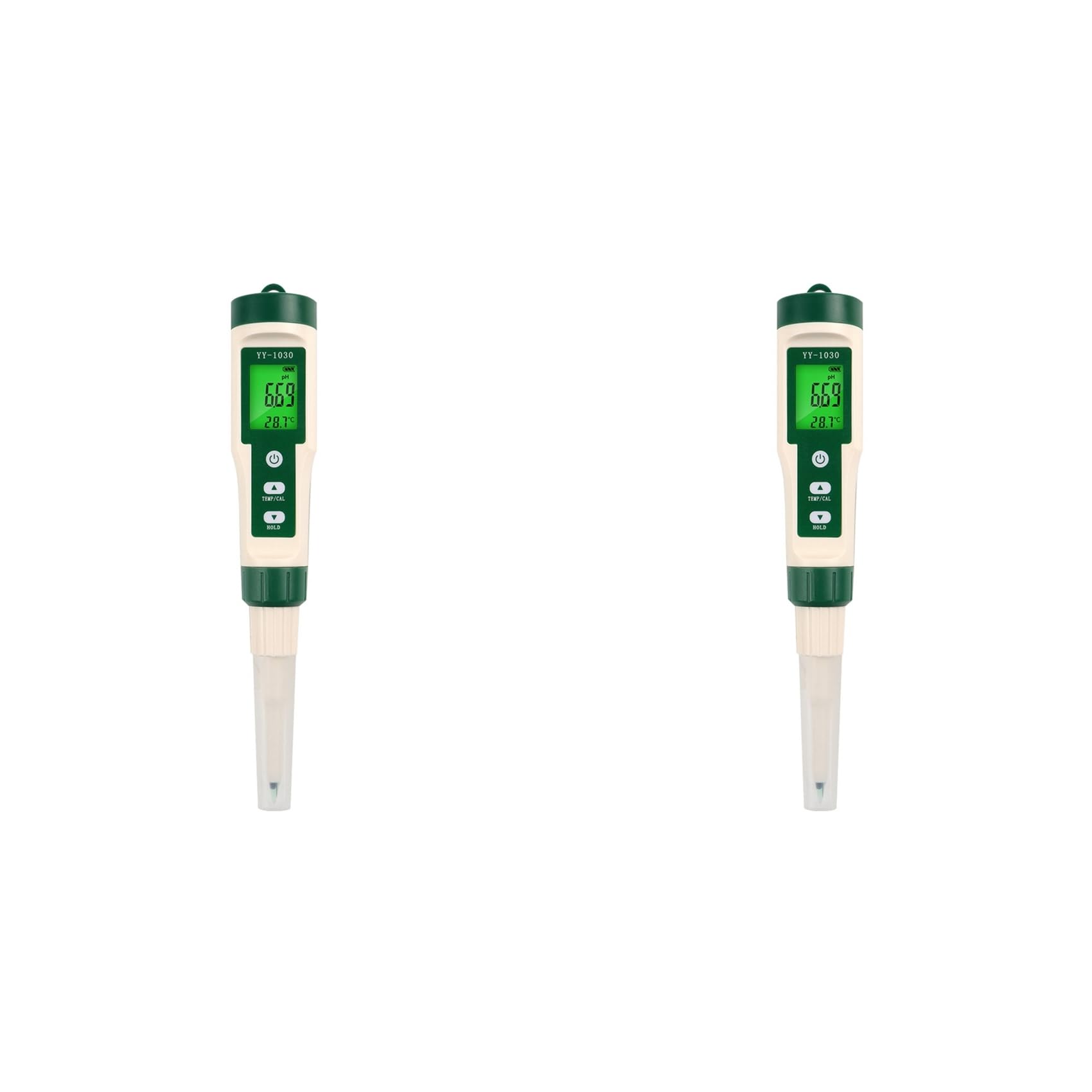 2X Professionelles PH-Meter für Lebensmittel, Hochpräziser Sensor, Temperatur- und Säuretester zum Brauen Von Käse, Fleisch, Konserven, Teig, Boden, PH-Meter