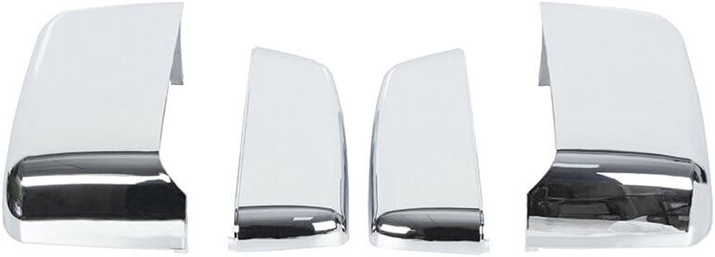 Chrome Silver Tow Mirror Cap Cover NEW Fit for Chevy Silverado 1500 2500 3500 2014-2019 Passenger + Driver side