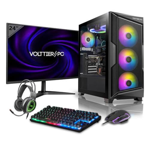 VolttierPC - PC Gaming Completo Intel Core i5 12400F | RTX 5060 8GB | 32GB RAM | 1TB S...