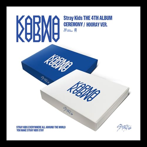 (2 Set.) STRAY KIDS KARMA The 4th Album STANDARD. / 2CD+2 Photo Book+20 Card+2...