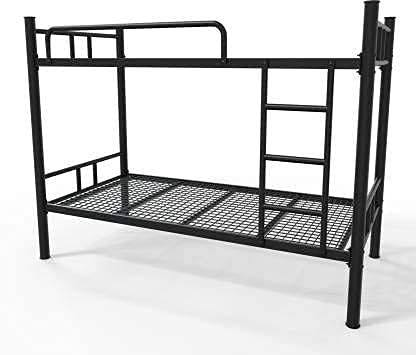 Image of Swing Vian Bunk Bed Metal Bunk Bed (Finish Color - Black)
