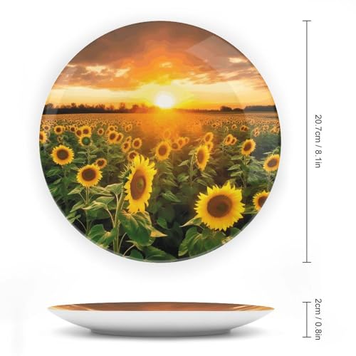Assiette en céramique tournesol pour sublimer votre décoration de table