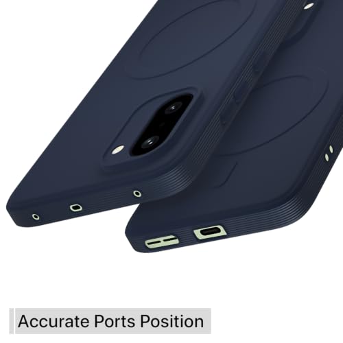 Image of Pikkme Back Cover for OnePlus 15R 5G Soft Matte Silicone Mag-Safe Design (Mag-Safe Not Support) Camera Protection | Slim Fit Bumper Cover (Blue)