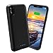 Produktbild LCLEBM Akku Hülle für iPhone X/Xs, 6500mAh X/Xs Battery Case Wiederaufladbarer Akku Backup Power Bank Kompatibel mit iPhone X/Xs (5,8 Zoll)