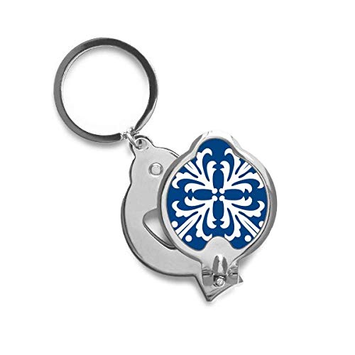 Ongle cutter trimmer fleur bleu Talavera coupe nette