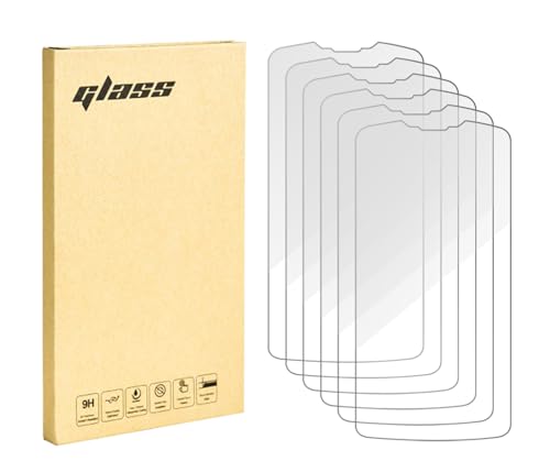 Tempered Glass Screen Protector for Zebra TC53 TC58 Scanner, 9H Hardness, Clear (6)