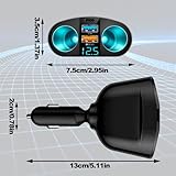 Zoom IMG-1 sdoppiatore accendisigari auto 120w caricatore Zoom IMG-1 sdoppiatore accendisigari auto 120w caricatore