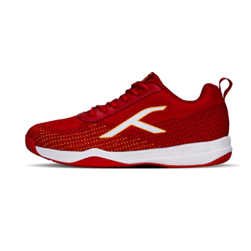 Zapatillas de bádminton unisex HUNDRED con suela de goma que no deja marcas