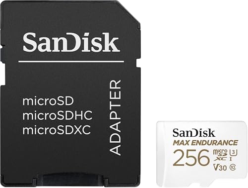 SanDisk 256GB MAX Endurance microSDHC™ Card with Adapter for 4K Video on Dashcams and Video Surveillance Cameras - Image 4