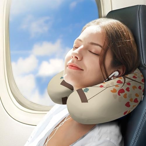 Almohada algodón viscoelástico U forma tamaño único miniatura 3