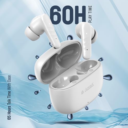 Image of AROMA NB126 Bolt V5.4 Upto 60Hr Playtime* Dual Paring, Fast Charging, Heavy Bass Bluetooth