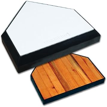 CHAMPRO Pro Home Plate with Solid Wood Bottom