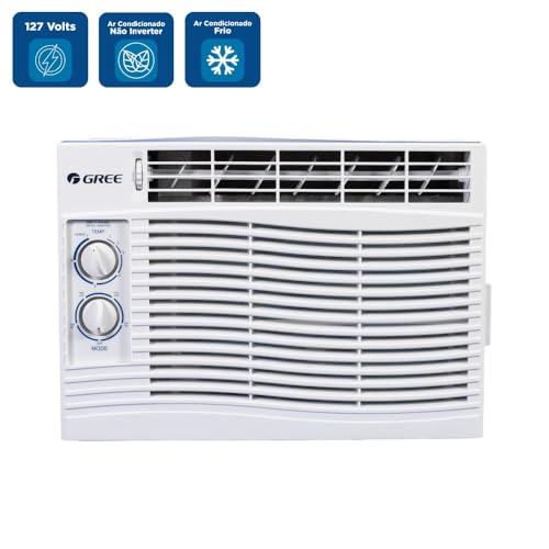 Ar Condicionado Janela Gree 7000 BTU/h Frio R32 Mecânico GJC07BV-A6NMND1A – 127 Volts