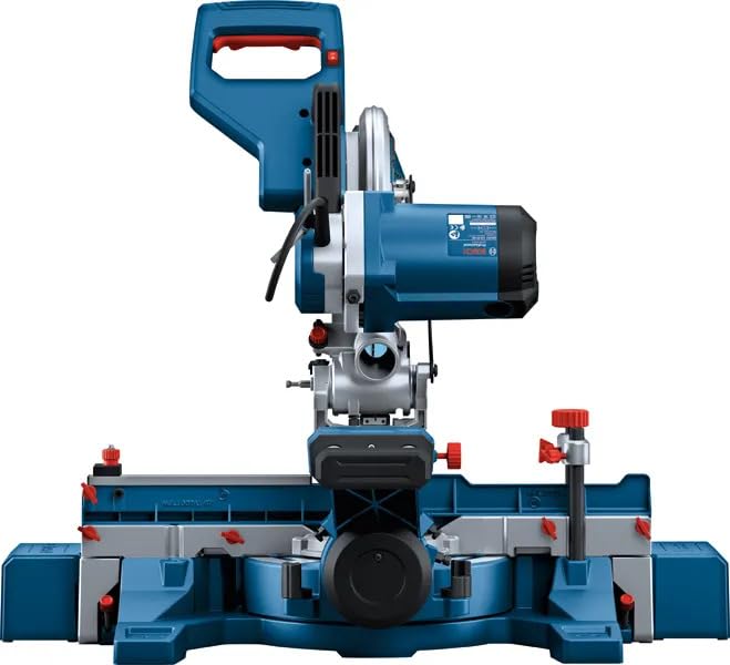 Bosch PRO Sierra de inglete y corte transversal GCM 254 D (incl. 1x hoja de sierra, 1x bolsa para polvo, 1x tope de longitud, 1x abrazadera, 1x llave hexagonal, 1x plantilla de calibración)